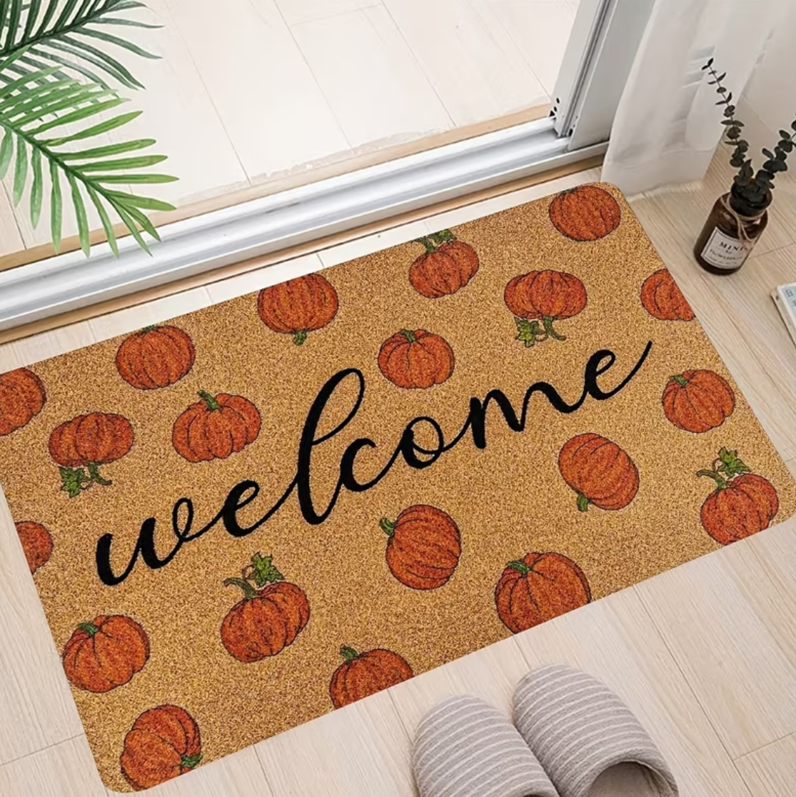 Pumpkin Door Matt